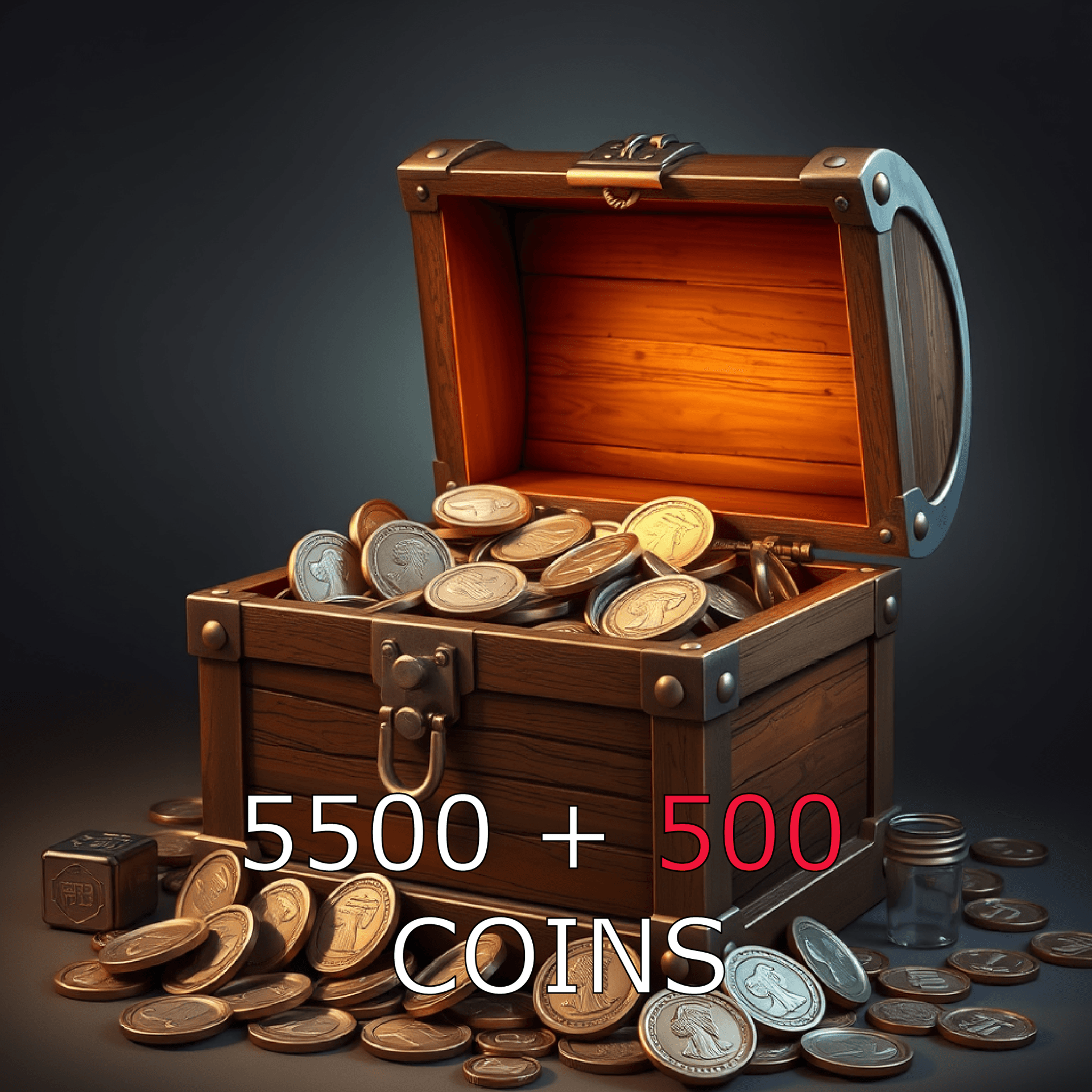 6000 Coins image 0